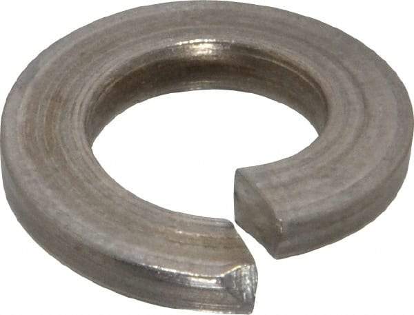 Value Collection - 5/16", 0.078" Thick Split Lock Washer - 18-8 Stainless Steel, 0.314" Min ID, 0.322" Max ID, 0.125" Min OD, 0.583" Max OD - Apex Tool & Supply