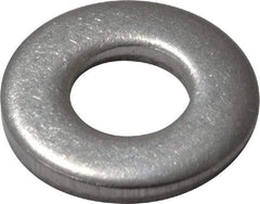 Value Collection - #10 Screw, Grade 18-8 Stainless Steel Standard Flat Washer - 7/32" ID x 1/2" OD, 0.049" Thick - Apex Tool & Supply