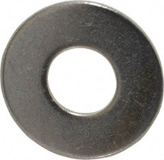 Value Collection - 7/16" Screw, Grade 18-8 Stainless Steel Standard Flat Washer - 1/2" ID x 1-1/4" OD, 0.083" Thick - Apex Tool & Supply