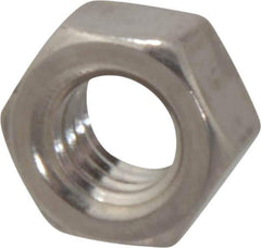 Value Collection - 5/16-18 UNC Stainless Steel Right Hand Hex Nut - 1/2" Across Flats, 17/64" High, Uncoated - Apex Tool & Supply