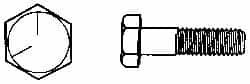Value Collection - 9/16-12 UNC, 4-1/2" Length Under Head Hex Head Cap Screw - Apex Tool & Supply