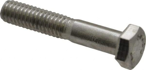 Value Collection - 5/16-18 UNC, 1-3/4" Length Under Head Hex Head Cap Screw - Grade 18-8 Stainless Steel, 1/2" Hex - Apex Tool & Supply