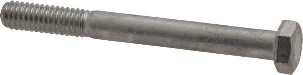 Value Collection - 5/16-18 UNC, 3" Length Under Head Hex Head Cap Screw - Grade 18-8 Stainless Steel, 1/2" Hex - Apex Tool & Supply
