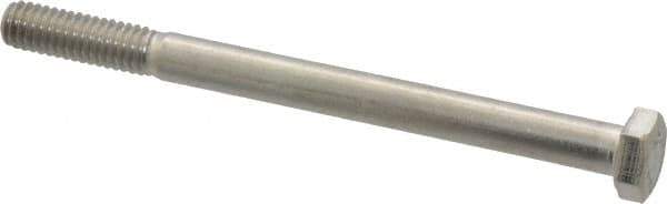 Value Collection - 5/16-18 UNC, 4" Length Under Head Hex Head Cap Screw - Grade 18-8 Stainless Steel, 1/2" Hex - Apex Tool & Supply