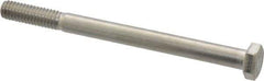Value Collection - 5/16-18 UNC, 4" Length Under Head Hex Head Cap Screw - Grade 18-8 Stainless Steel, 1/2" Hex - Apex Tool & Supply