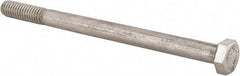 Value Collection - 5/16-18 UNC, 4-1/2" Length Under Head Hex Head Cap Screw - Grade 18-8 Stainless Steel, Uncoated, 1/2" Hex - Apex Tool & Supply