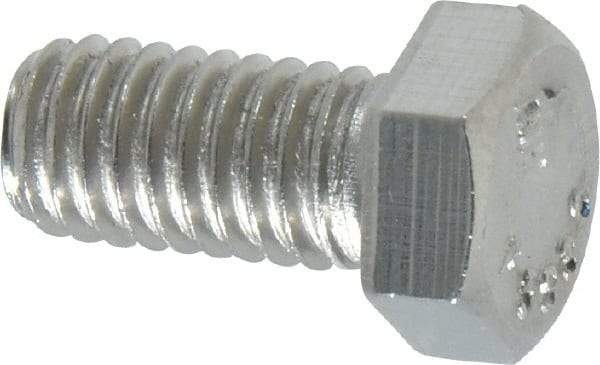 Value Collection - 3/8-16 UNC, 3/4" Length Under Head Hex Head Cap Screw - Grade 18-8 Stainless Steel, 9/16" Hex - Apex Tool & Supply