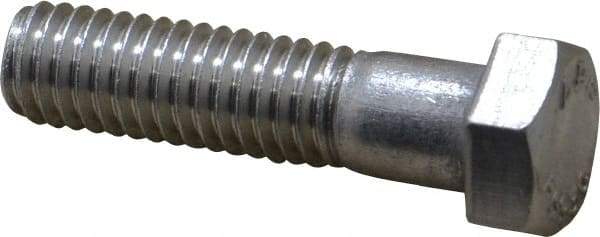 Value Collection - 3/8-16 UNC, 1-1/2" Length Under Head Hex Head Cap Screw - Grade 18-8 Stainless Steel, 9/16" Hex - Apex Tool & Supply