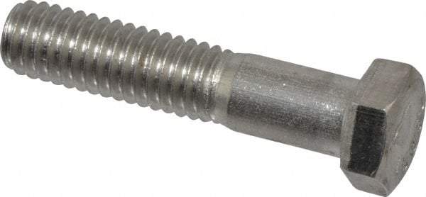 Value Collection - 3/8-16 UNC, 1-3/4" Length Under Head Hex Head Cap Screw - Grade 18-8 Stainless Steel, 9/16" Hex - Apex Tool & Supply