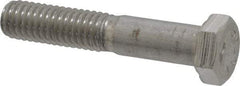 Value Collection - 3/8-16 UNC, 2" Length Under Head Hex Head Cap Screw - Grade 18-8 Stainless Steel, 9/16" Hex - Apex Tool & Supply