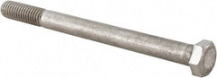 Value Collection - 3/8-16 UNC, 4-1/2" Length Under Head Hex Head Cap Screw - Grade 18-8 Stainless Steel, 9/16" Hex - Apex Tool & Supply