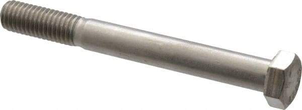 Value Collection - 1/2-13 UNC, 4-1/2" Length Under Head Hex Head Cap Screw - Grade 18-8 Stainless Steel, 3/4" Hex - Apex Tool & Supply