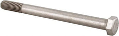 Value Collection - 1/2-13 UNC, 6" Length Under Head Hex Head Cap Screw - Grade 18-8 Stainless Steel, Uncoated, 3/4" Hex - Apex Tool & Supply