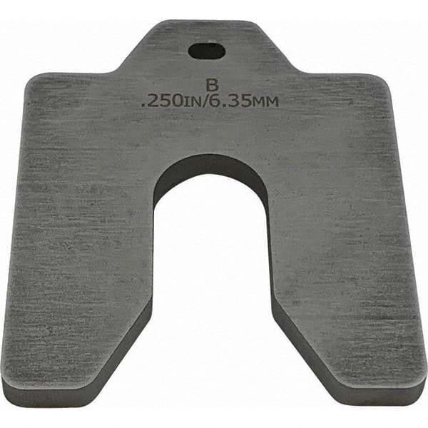 Maudlin Products - Metal Shim Stock Type: Slotted Shim Material: Stainless Steel - Apex Tool & Supply