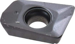 Seco - XOMX060204 M05 Grade MP3000 Carbide Milling Insert - TiAlN Finish, 0.096" Thick, 0.016" Corner Radius - Apex Tool & Supply