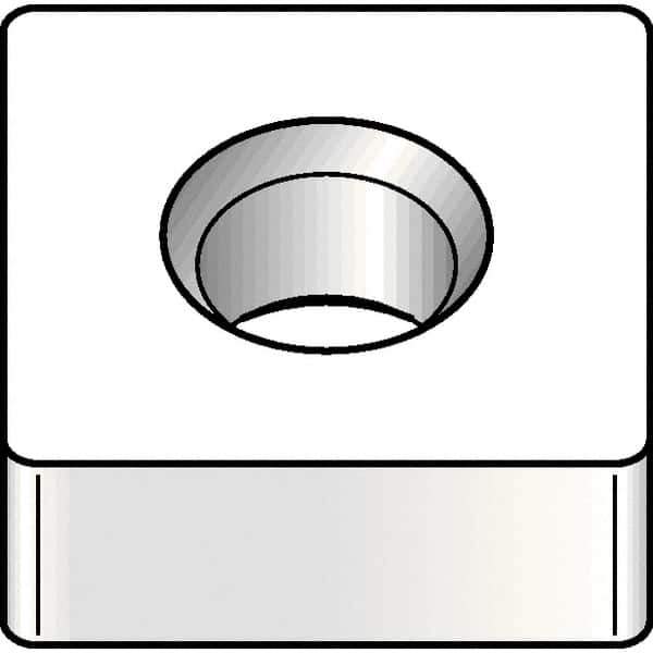 Kennametal - SNGA432 T0820 Grade KYK10 Ceramic Turning Insert - 90° Square, 1/2" Inscr Circle, 3/16" Thick, 1/32" Corner Radius - Apex Tool & Supply