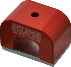 Eclipse - 1 Hole, 3/16" Hole Diam, 1" Overall Width, 1-37/64" Deep, 1" High, Alnico Power Magnets - 0.39" Pole Width, 550°C Max Operating Temp, Grade 5 Alnico - Apex Tool & Supply