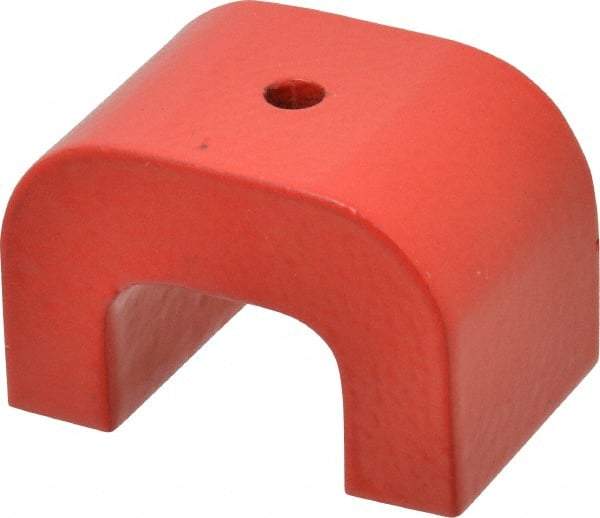 Eclipse - 1 Hole, 3/16" Hole Diam, 1-3/16" Overall Width, 1-49/64" Deep, 1-3/16" High, Alnico Power Magnets - 0.44" Pole Width, 550°C Max Operating Temp, Grade 5 Alnico - Apex Tool & Supply
