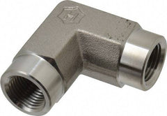 Ham-Let - 3/8" Grade 316 Stainless Steel Pipe 90° Female Elbow - FNPT x FNPT End Connections, 5,000 psi - Apex Tool & Supply