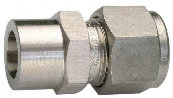 Ham-Let - 1/2" OD, Grade 316Stainless Steel Union - Comp x Socket Weld Ends - Apex Tool & Supply