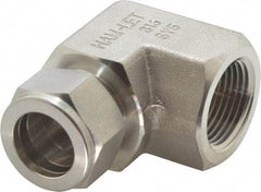 Ham-Let - 3/4" OD, Grade 316Stainless Steel Female Elbow - Comp x FNPT Ends - Apex Tool & Supply