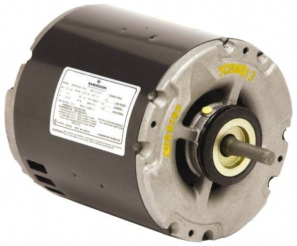 US Motors - 1/3 hp, ODP Enclosure, Auto Thermal Protection, 1,725 RPM, 115 Volt, 60 Hz, Industrial Electric AC/DC Motor - Size 56 Frame, Hub Mount, 2 Speed, Sleeve Bearings, B Class Insulation, CW Shaft End - Apex Tool & Supply