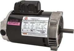 US Motors - 1/2 hp, ODP Enclosure, Auto Thermal Protection, 3,450 RPM, 115/208-230 Volt, 60 Hz, Industrial Electric AC/DC Motor - Size 56C Frame, C-Face Mount, 1 Speed, Ball Bearings, 8.2/4.2-4.1 Full Load Amps, B Class Insulation, Reversible - Apex Tool & Supply