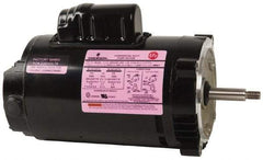 US Motors - 3/4 hp, ODP Enclosure, Auto Thermal Protection, 3,450 RPM, 115/208-230 Volt, 60 Hz, Industrial Electric AC/DC Motor - Size 56J Frame, J-Face Mount, 1 Speed, Ball Bearings, 10.4/5.4-5.2 Full Load Amps, B Class Insulation, CCW Drive End - Apex Tool & Supply