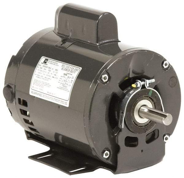 US Motors - 1.5 hp, ODP Enclosure, No Thermal Protection, 3,450 RPM, 208-230/460 Volt, 60 Hz, Three Phase Standard Efficient Motor - Size 56 Frame, Cradle/Stud Mount, 1 Speed, Ball Bearings, 4.6-4.6/2.3 Full Load Amps, B Class Insulation, Reversible - Apex Tool & Supply