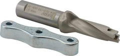 Iscar - 0.512 to 0.528" Diam, 3xD, 1.53" Max Depth, 5/8" Shank Diam, 4.11" OAL, Replaceable Tip Drill - IDI-SG, IDI-SK Insert, DCM Toolholder, Series ChamDrill - Apex Tool & Supply