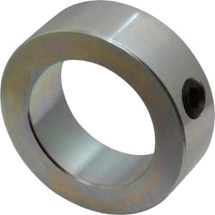Climax Metal Products - 1-3/4" Bore, Steel, Set Screw Shaft Collar - 2-5/8" Outside Diam, 7/8" Wide - Apex Tool & Supply