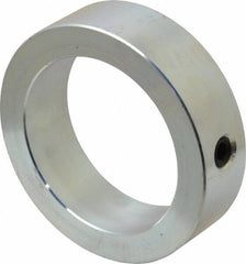 Climax Metal Products - 2-15/16" Bore, Steel, Set Screw Shaft Collar - 4" Outside Diam, 1-1/8" Wide - Apex Tool & Supply