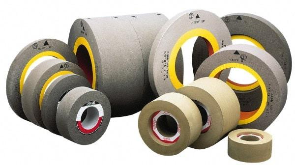 Camel Grinding Wheels - 24" Diam x 12" Hole x 8" Wide Centerless & Cylindrical Grinding Wheel - 60 Grit, Silicon Carbide, Type 1, Medium Grade, Vitrified Bond, No Recess - Apex Tool & Supply