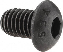 Value Collection - 1/2-13 UNC Hex Socket Drive, Button Screw - Alloy Steel, Black Oxide Finish, Fully Threaded, 3/4" Length Under Head - Apex Tool & Supply