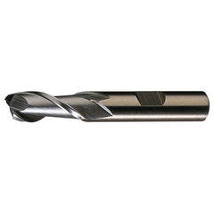 ‎11/16″ × 5/8″ × 1-5/8″ × 3-3/4″ RHS / RHC HSS-E (PM) Powder Metal Finishing End Mill-2F SE CC - Bright - Exact Industrial Supply