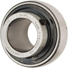 SKF - 1-1/8" ID x 2.4409" OD, 3,380 Lb Dynamic Capacity, Insert Bearing Insert Bearing - 0.7087" Race Width, 2,520 Lb Static Capacity - Apex Tool & Supply