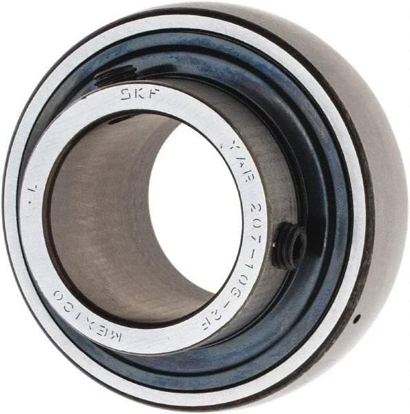 SKF - 1-3/8" ID x 2.8346" OD, 4,410 Lb Dynamic Capacity, Insert Bearing Insert Bearing - 3/4" Race Width, 3,440 Lb Static Capacity - Apex Tool & Supply