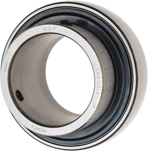 SKF - 2-15/16" ID x 5.1181" OD, 11,500 Lb Dynamic Capacity, Insert Bearing Insert Bearing - 1.1417" Race Width, 11,000 Lb Static Capacity - Apex Tool & Supply