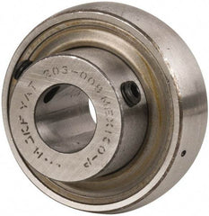 SKF - 1/2" ID x 1.5748" OD, 1,650 Lb Dynamic Capacity, Insert Bearing Insert Bearing - 0.4724" Race Width, 1,070 Lb Static Capacity - Apex Tool & Supply