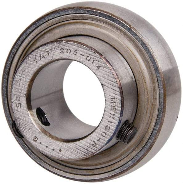 SKF - 7/8" ID x 2.0472" OD, 2,430 Lb Dynamic Capacity, Insert Bearing Insert Bearing - 0.5906" Race Width, 1,750 Lb Static Capacity - Apex Tool & Supply