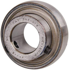 SKF - 7/8" ID x 2.0472" OD, 2,430 Lb Dynamic Capacity, Insert Bearing Insert Bearing - 0.5906" Race Width, 1,750 Lb Static Capacity - Apex Tool & Supply