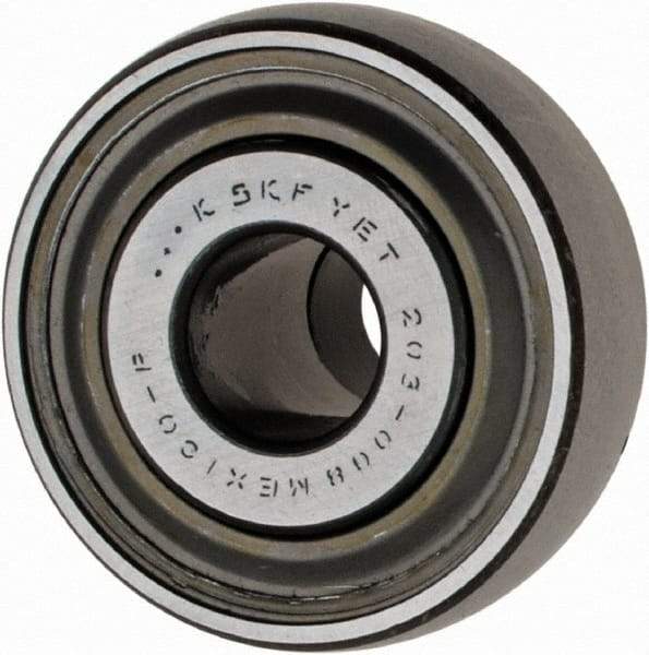 SKF - 1/2" ID x 1.5748" OD, 1,650 Lb Dynamic Capacity, Insert Bearing Insert Bearing - 0.4724" Race Width, 1,070 Lb Static Capacity - Apex Tool & Supply