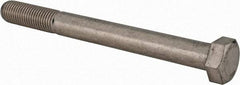 Value Collection - 7/8-9 UNC, 9" Length Under Head Hex Head Cap Screw - Partially Threaded, Grade 316 Stainless Steel, Uncoated, 9/16" Hex - Apex Tool & Supply
