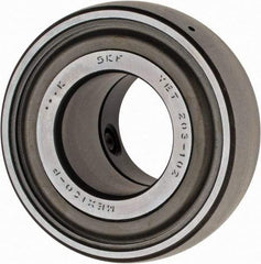 SKF - 1-1/8" ID x 2.4409" OD, 3,380 Lb Dynamic Capacity, Insert Bearing Insert Bearing - 0.7087" Race Width, 2,520 Lb Static Capacity - Apex Tool & Supply