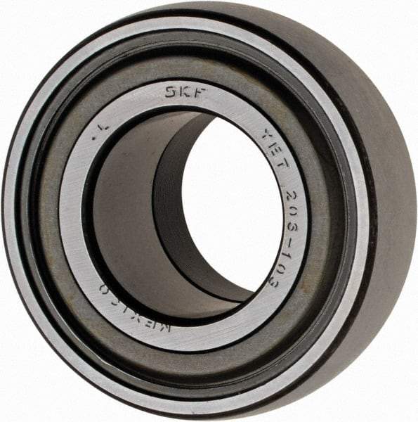 SKF - 1-3/16" ID x 2.4409" OD, 3,380 Lb Dynamic Capacity, Insert Bearing Insert Bearing - 0.7087" Race Width, 2,520 Lb Static Capacity - Apex Tool & Supply