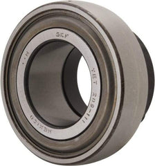 SKF - 1-11/16" ID x 3.3465" OD, 5,740 Lb Dynamic Capacity, Insert Bearing Insert Bearing - 0.8661" Race Width, 4,860 Lb Static Capacity - Apex Tool & Supply