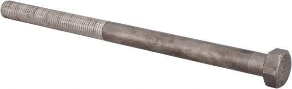 Value Collection - 7/8-9 UNC, 14" Length Under Head Hex Head Cap Screw - Partially Threaded, Grade 18-8 Stainless Steel, Uncoated, 1-5/16" Hex - Apex Tool & Supply