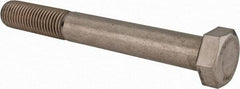 Value Collection - 1-8 UNC, 8" Length Under Head Hex Head Cap Screw - Partially Threaded, Grade 316 Stainless Steel, Uncoated, 1-1/8" Hex - Apex Tool & Supply