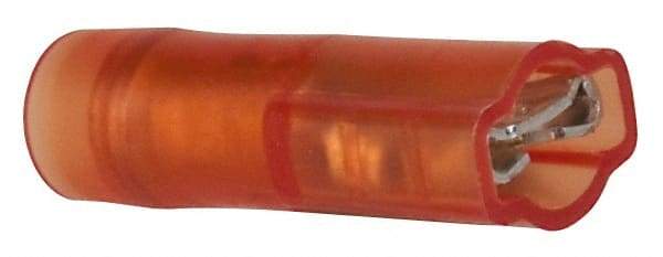 3M - 22 to 18 AWG, Nylon, Fully Insulated, Female Wire Disconnect - 3/16 Inch Wide Tab, Red, RoHS 2011/65/EU Compliant - Apex Tool & Supply