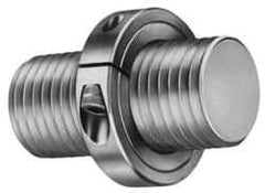 Climax Metal Products - 1-1/2-6 Thread, Stainless Steel, One Piece Threaded Shaft Collar - 2-3/8" Outside Diam, 9/16" Wide - Apex Tool & Supply